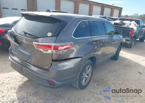 2015 Toyota Highlander Le Plus V6 from USA, damaged, VIN 5TDZKRFH2FS079762
